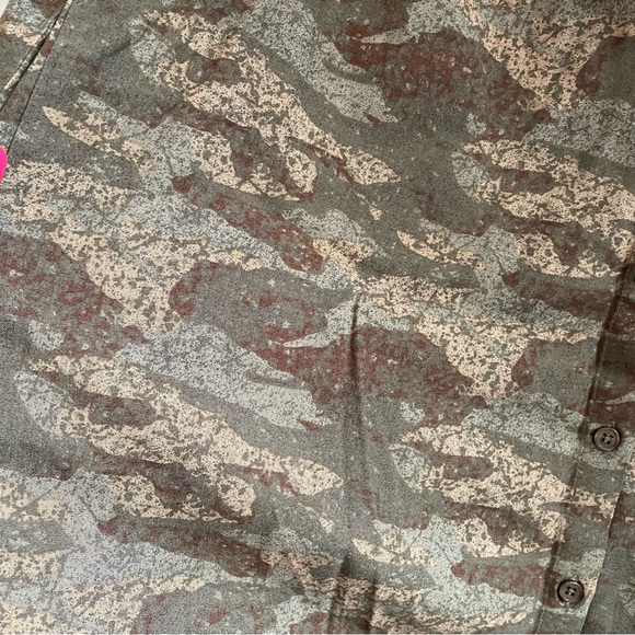 Cream Crvimma Camouflage, Gold Shimmer Cuffs, Shirt, NWT - Picture 11 of 14